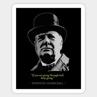 Winston Churchill Quote Magnet